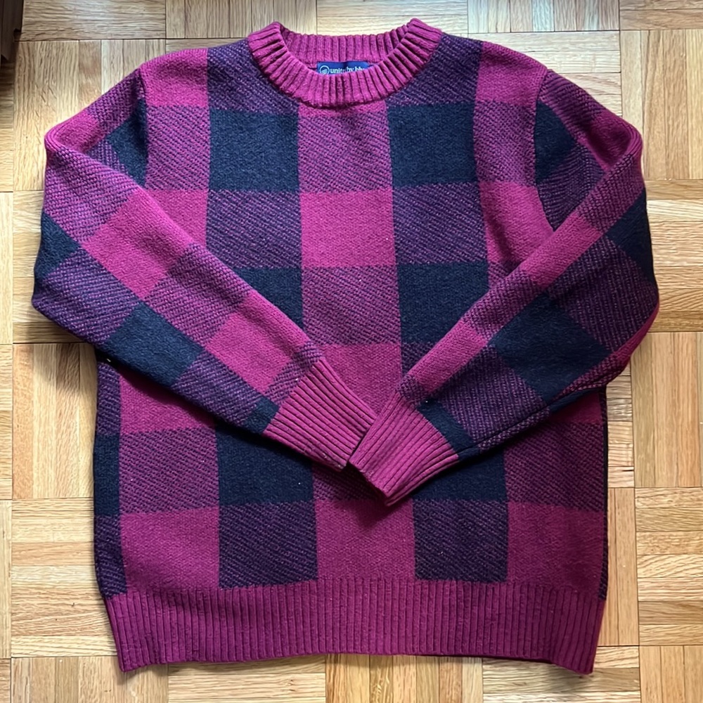 United by Blue wool sweater, very warm!
